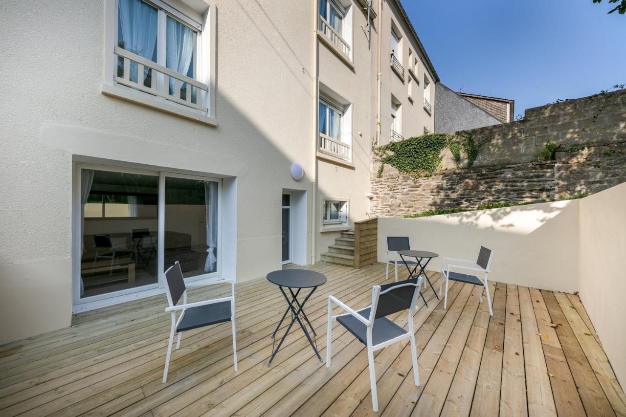 La Belle Poule : Chambre Spacieuse Avec Sdb Privative, Cuisine Et Salon Partages, Terrasse, Proche Facs Et Centre Brest Exteriör bild